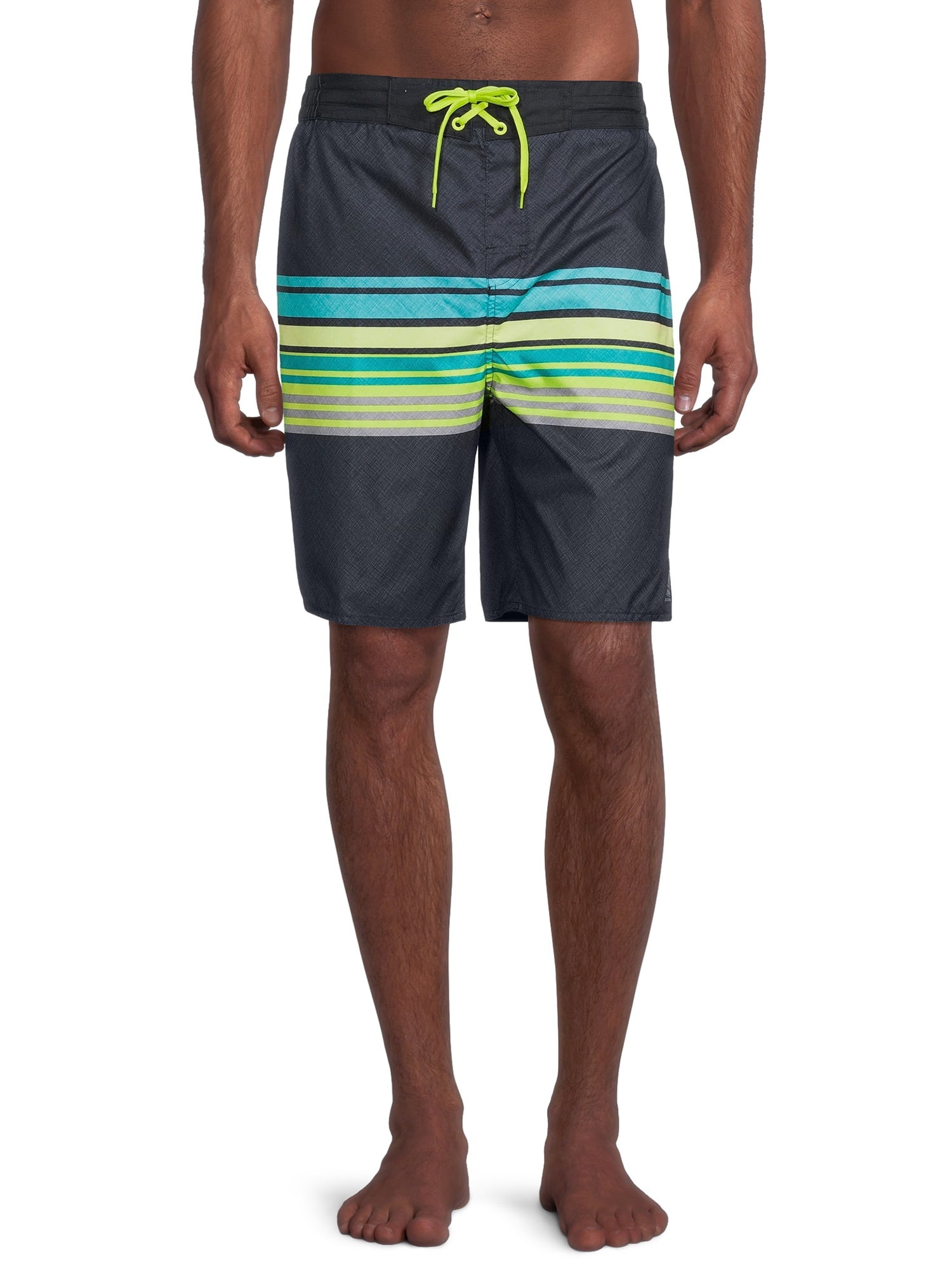 NEW Hurley Phantom 20" Baja Teal Green Mens Board Shorts Bathing Suit Striped 
