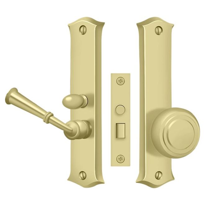 Deltana SDL688U3 Storm Door Latch; Classic; Mortise Lock; Bright Brass