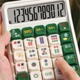 thumbnail image 2 of Multifunctional Calculator Mechanical Buttons 12 Digits Electronic Calculator Office School Financial Accounting Tools,1 * Calculator,Green, 2 of 6