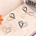 thumbnail image 4 of pitrice 30 Pieces Paper Clip Cute Water Drop Shape Simple Style Solid Color Office School Note Book Photo Clamp Bookmark Blue Green, 4 of 9