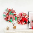 thumbnail image 3 of Jlong Christmas Elf Body Wreath Decorations Stuffed Legs Pose-able Mesh Christmas Thief Wreath for Christmas Tree Front Door Window Fireplace Outdoor, 3 of 7