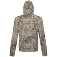 thumbnail image 3 of Men's-Levelwear  Tan San Diego Padres Insignia Lightweight Long Sleeve Hooded T-Shirt, 3 of 3