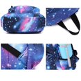 thumbnail image 5 of Petmoko Starry Women's Backpack Fashion Waterproof Multi-layer Pocket Student Bag,3Pcs/Sets Canvas School Backpacks for College, 5 of 5
