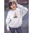 thumbnail image 2 of Om Together I Sweatshirt Women -June Erica Vess Designs, Female 3X-Large, 2 of 4