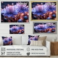 thumbnail image 4 of Designart "Dreamy Impression Of Purple Cornflowers V" Cornflowers Wall Decor, 4 of 7