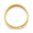 thumbnail image 3 of Primal Gold 14 Karat Yellow Gold 3mm Milgrain Half-Round Wedding Band Size 8, 3 of 10