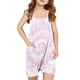 thumbnail image 1 of Odeerbi 5-14 Años Niñas Traje de Verano Cute Tie-Dye Camisola Romper Casual Respirable Comfortable Overalls Pantalones Cortos Con Bolsillos, 1 of 5