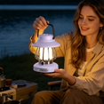thumbnail image 3 of Portable USB-C Rechargeable Hanging Camping Lantern Outdoor Emergency Light Bedroom Ambient Night Light Home Decor Lamp, 3 of 6