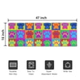 thumbnail image 5 of Colorful Dog Paw Footprint Door Rugs,Washable Non Slip Door Mats Indoor,Decorative Door Mats,Entry Mat Indoor for Entrance,Bedroom,Kitchen,Bathroom,16"x47", 5 of 6