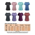 thumbnail image 2 of MAWCLOS Womens Athletic Shirts Crewneck Short Sleeve Moisture Wicking Pullover T-Shirts Breathable Workout Yoga Tops, 2 of 8