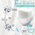 thumbnail image 4 of Fiudx Jabón de Proteína de Seda, Barra Desmaquillante Suave, Infusión Hidratante de Leche de Cabra, Fórmula Reparadora E Iluminadora para La Piel, para Uso Corporal, Facial y de Manos, para Todo Tipo, 4 of 6