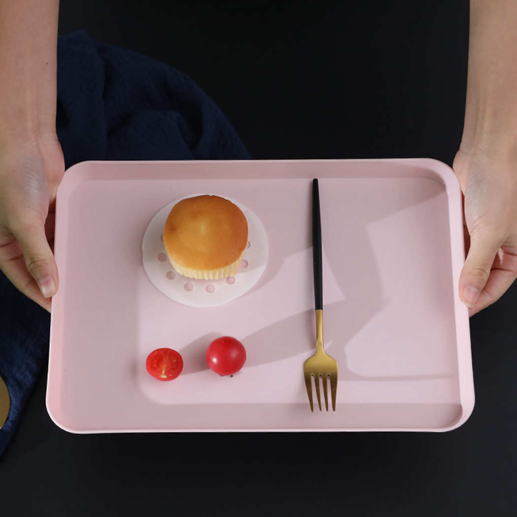 Mingyiq Plastic Fast Food Drinks Snack Lap Serving Trays Fast Food Tray