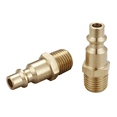 thumbnail image 3 of 1/4NPT Pneumatic Fittings Five-Piece Set Quick Connector Solid Brass Quick Connect Air Fittings Kit, 3 of 6