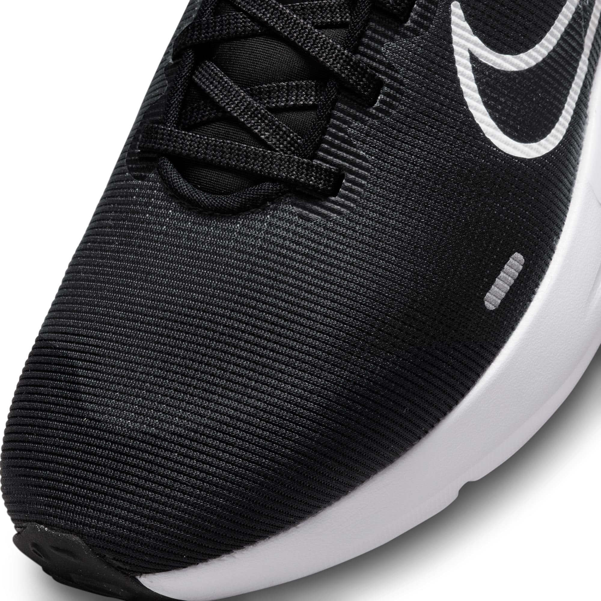 Nike Downshifter 12 Mens Sz 8 Womens Sz 9.5 Black White Smoke Grey Sneaker Shoes Women main image 3