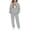 00#-Grey355, variant on Kiijoy Girls Halloween Sweatsuit Cute Graphic Long Sleeve Hoodie Sweatpants Set, Sizes 2-13