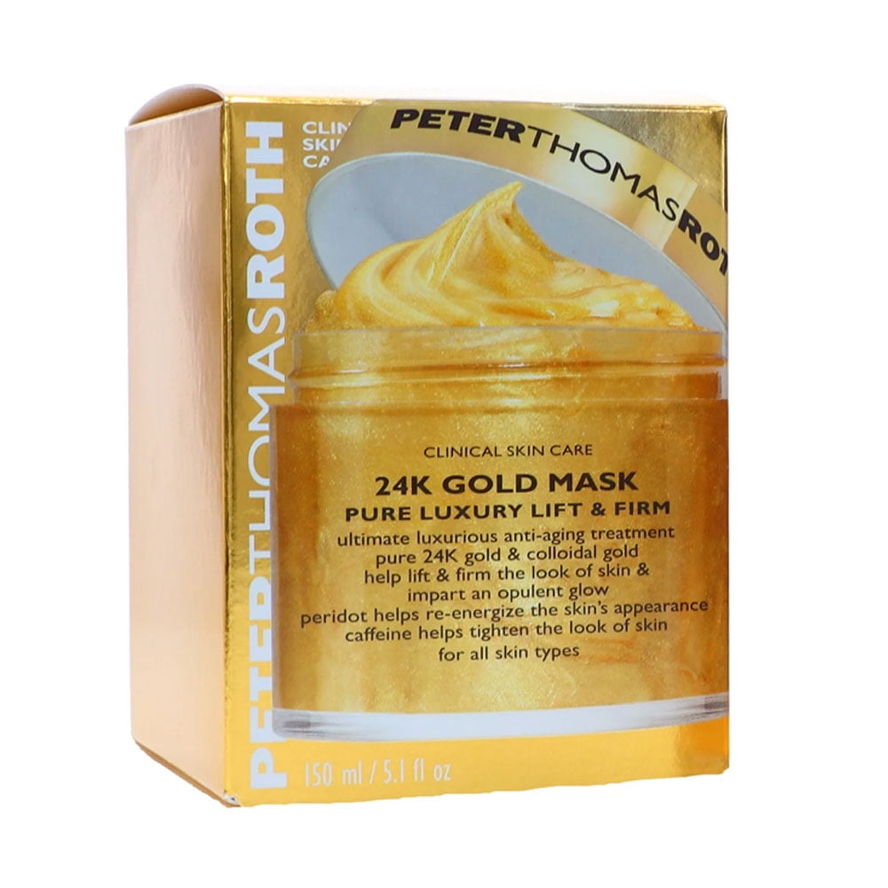Peter Thomas Roth 24K Gold Mask Pure Luxury Lift & Firm Ultimate Luxurious anti-aging Treatment For All Skin Types, 5.1 oz