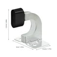 thumbnail image 2 of QUMIIRITY 1 Set Metal Hanger Holder Square Wall Mounted Heavy Duty Hose Storage Rack for Outdoor Use, 2 of 8