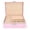 Pink, variant on BIMZUC Pink Double Layer Jewelry Box Organizer for Women Soft PU Leather Storage Case with Lock and Key for Necklaces Bracelets Earrings Rings Premium Keepsake Display Gift 9.06 inches / 23 cm