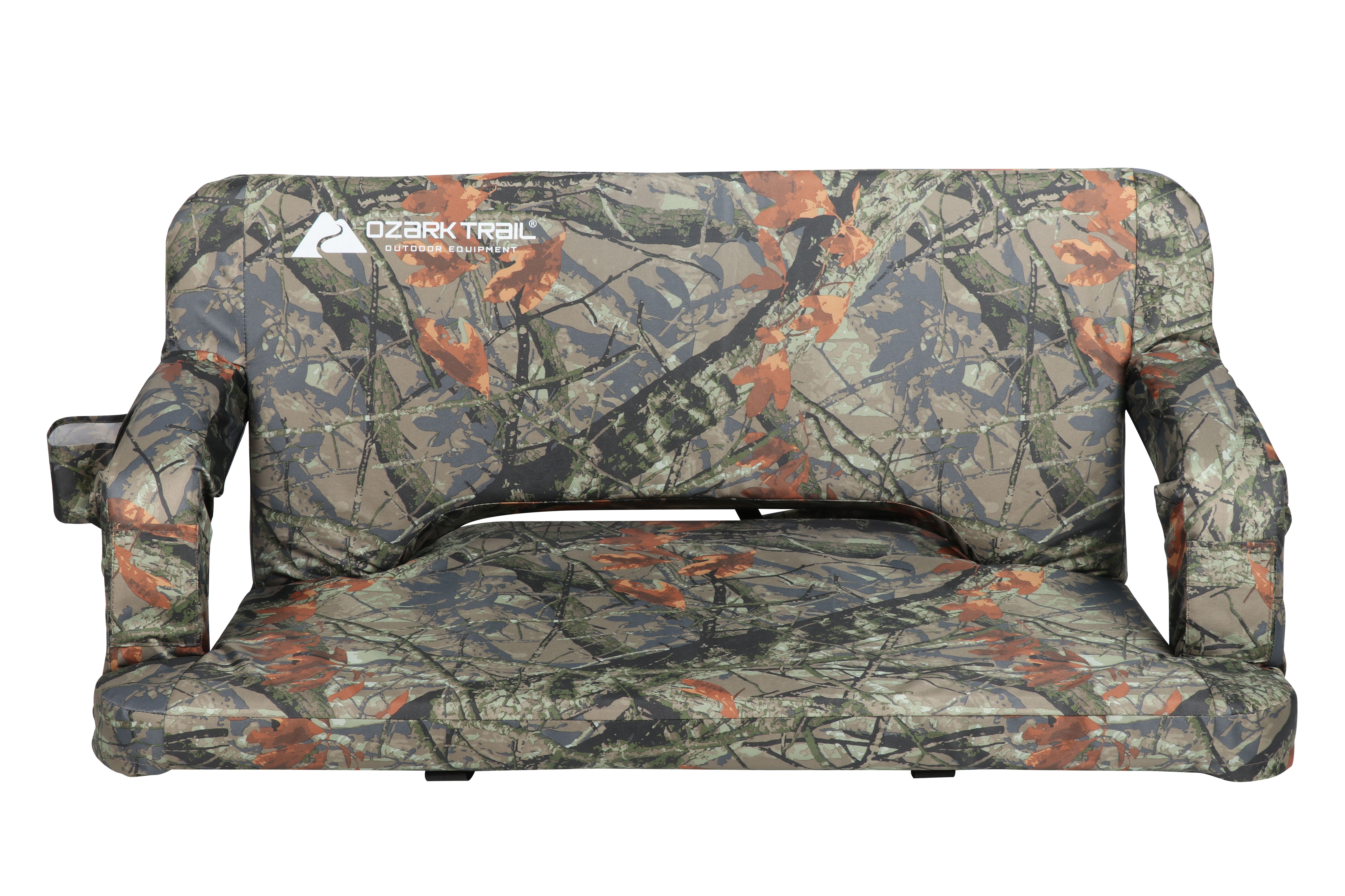 Ozark Trail Easy-Folding Padded Outdoor Tailgating Couch, Camo Green - image 3 of 8