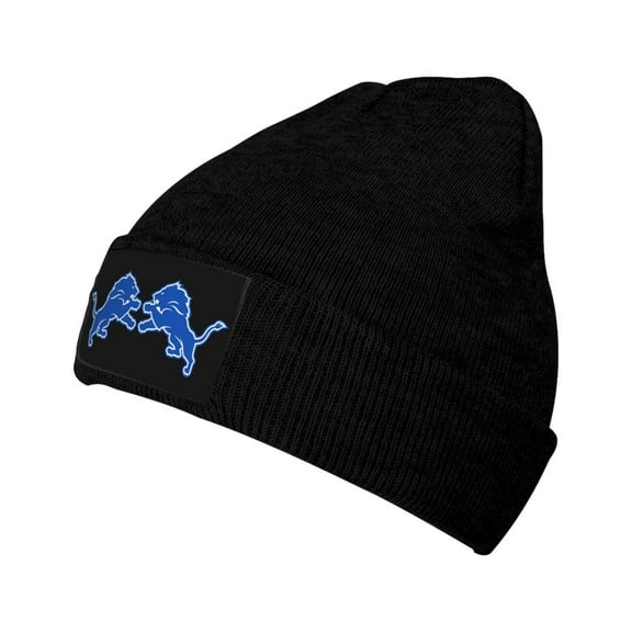 Lion Sport Logo.1 Knitted Hat Winter Beanie For Men Women, Acrylic Beanie Soft Warm Knit Hat Ski Stocking Cuffed Cap