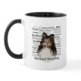 thumbnail image 2 of CafePress - Sheltie Traits Mugs - 11 oz Ceramic Mug - Novelty Coffee Tea Cup, 2 of 6