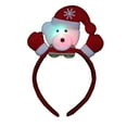 thumbnail image 2 of Diadema Luminosa Navideña | Diseño de Papá Noel, Muñeco de Nieve, Ciervo y Oso | Diadema de Tela Luminosa para Adultos y Niños | Accesorio Cómodo para Fiestas | Regalo de Decoración Festiva, 2 of 6