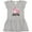 AC-Heather Grey, variant on Inktastic My Mimi Loves Me Llama Girls Toddler Dress