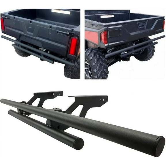 Kojem Rear Tubing Protector Bumper Brush Guard for 2018-2021 Polaris Ranger 1000 XP/North Star Edition Double-Tube 19 20