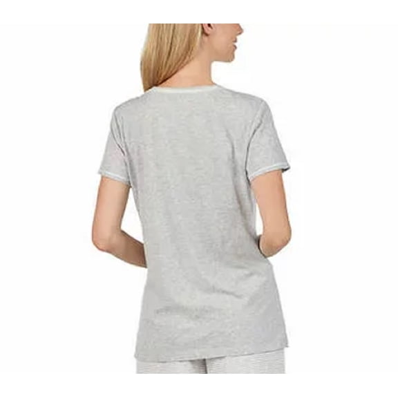 Carole Hochman Womens Pajama Top Only,1-Piece, Medium, Grey