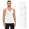 thumbnail image 2 of EA'S SECRET Men's Undershirts Sleeveless Bamboo Rayon Tank Shirts Stretchy Crew Neck Tank Tops for Men 3 Pack (3W,S), 2 of 9