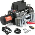 thumbnail image 1 of VEVOR Electric Winch Truck 13,500 lb Steel Cable IP65 Waterproof Remote Control, 1 of 9