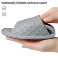 thumbnail image 6 of Deago Portable Foldable Travel Slippers for Women and Men Lightweight Non-Slip Quick Dry Indoor House Slides Bathroom Shower Shoes Spa Gym Swimming Beach Sandals, 6 of 9