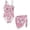 Cartoon Cats, variant on Age 7-18 Pink Cherry Blossom Koala Swimwear for Girl One Shoulder Swimsuit with Coverup Quick Drying One Piece Beach Sport Bathing Suit