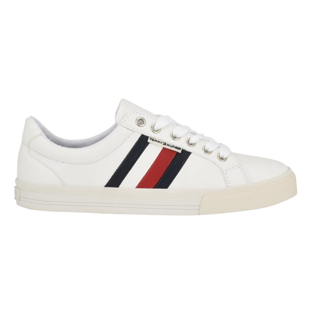 Zapatilla Tommy Hilfiger Lightz para mujer, blanca, multicolor