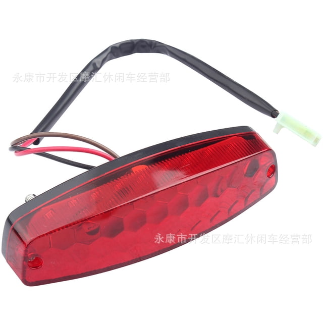 Miangastore Feu Arrière de Frein LED Étanche Rouge Réponse Instantanée pour Bateau Marin 1Pcs