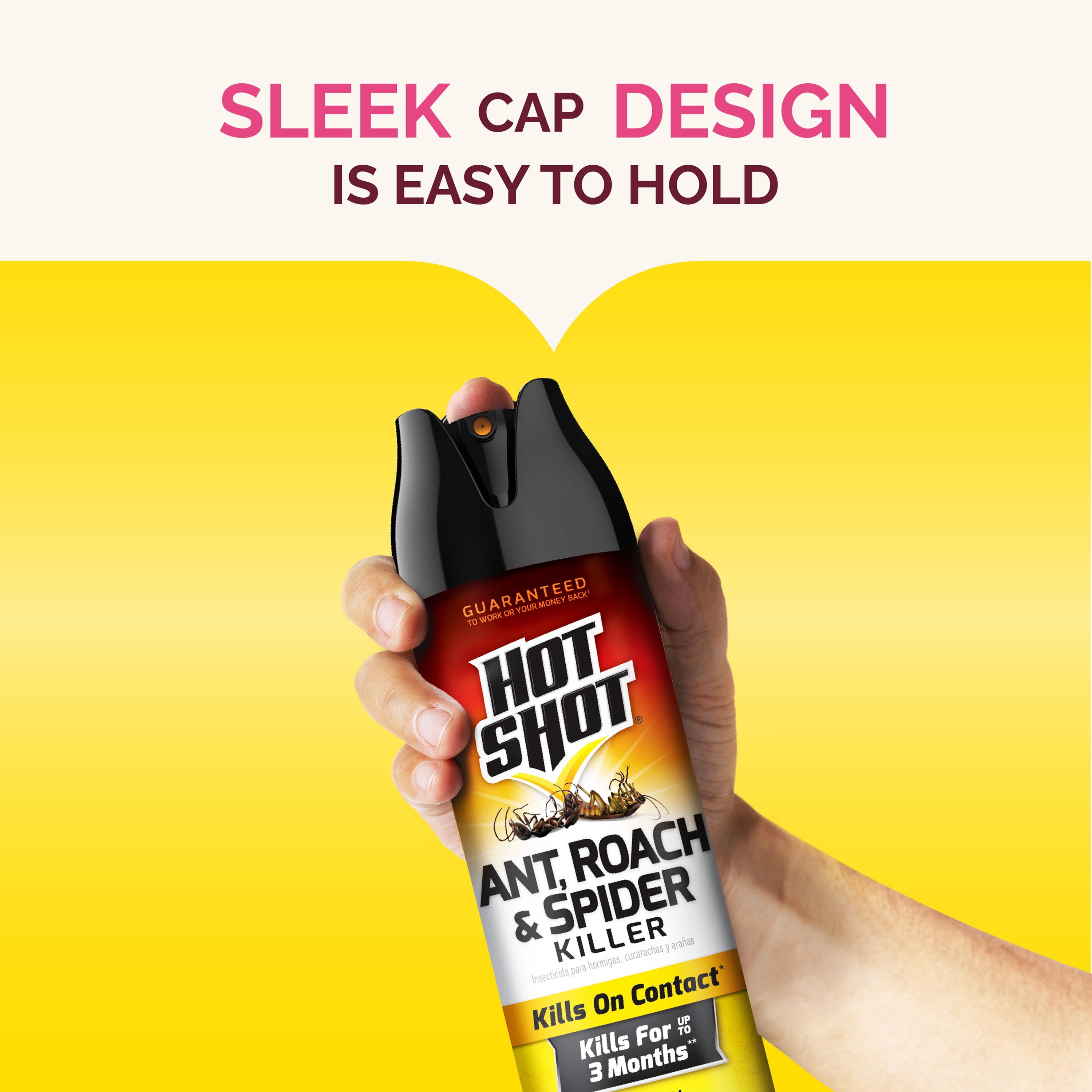 Hot Shot Ant, Roach, & Spider Killer, Lemon Scent Formula, 17.5 oz.