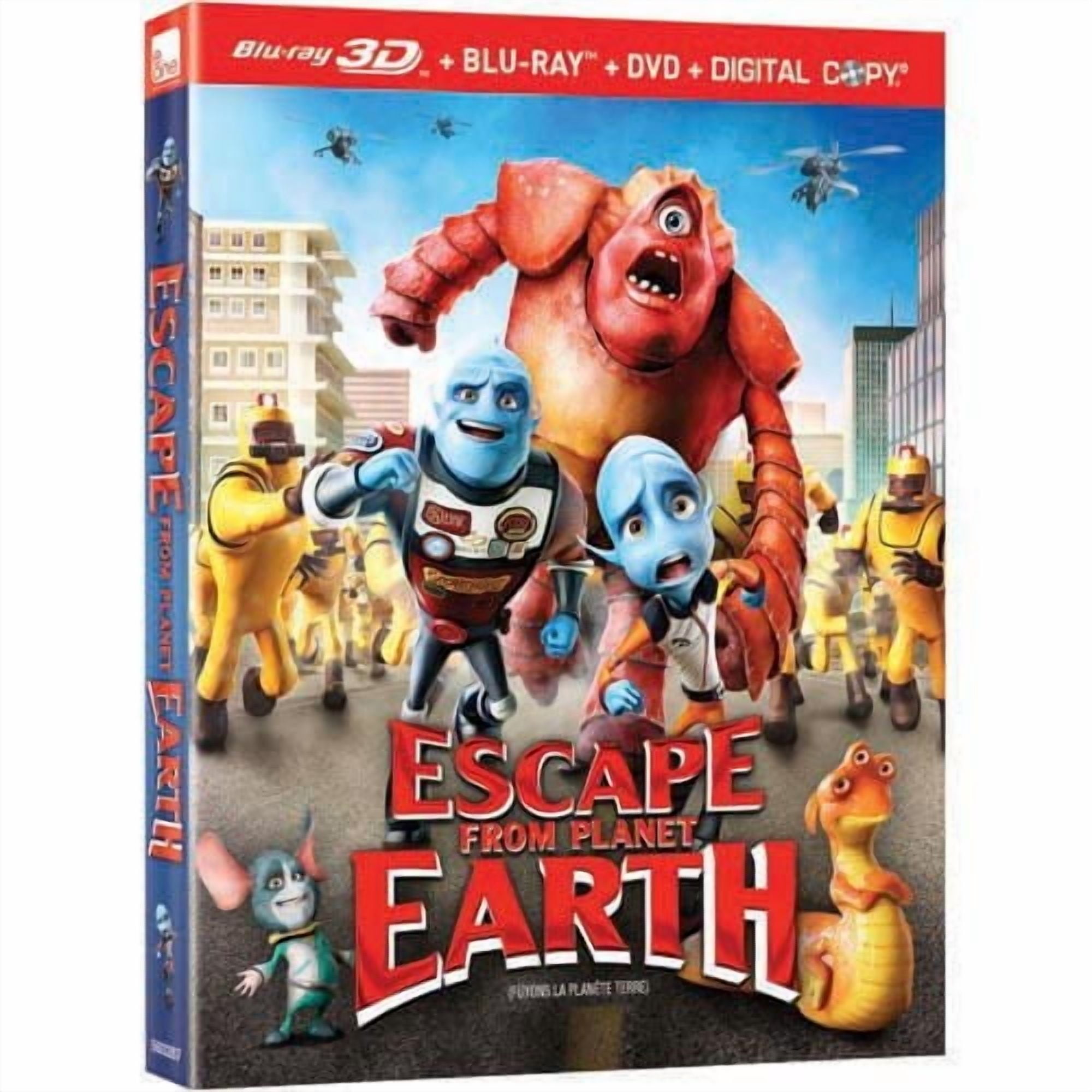 Escape From Planet Earth 3D (Blu-ray 3D + Blu-ray + DVD + Digital Copy) (Bilingual)