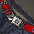 thumbnail image 2 of Buckle-Down Belt, Seatbelt Buckle Belt, Tennessee Flag Stars Close Up Distressed, Youth 22 to 32 Inches, 2 of 9