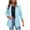 Sky Blue, variant on Suits Womens Blazer Womens Pocket office Blazer Draped Front Cardigan Jacket Work Suit Blazers for Women Sky Blue