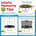 thumbnail image 2 of Machrus Upper Bounce Trampoline Net - Trampoline Safety Net Fits 13 x 13 ft Square Trampolines using 4 Arches - Breathable UV and Weather-Resistant Trampoline Net Replacement with Top Sleeves, 2 of 5