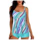 thumbnail image 1 of Traje de baño de dos piezas con tiras en la espalda y estampado conservador para mujer Traje de baño OAVQHLG3B Store lin121212, 1 of 4