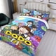 thumbnail image 3 of Dodo Conjunto de sábanas temático, trío de piezas, cómodo y amigable con la piel, diseño único, regalo de decoración para el hogar para familiares, amigos y fans, 90 cm * 190 cm, 3 of 6