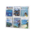 thumbnail image 1 of Safco Reveal - Literature holder - wall mountable - 6 compartments - clear, 1 of 3