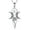 B, variant on Triple Moon Goddess Amulet Pendant Necklace Sterling Silver Wiccan Jewelry for Women