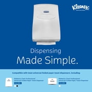 Kleenex Professional Universal C-Fold Folded Paper Towels, Bulk (01500), Absorbent, White (150 Sheets/Pack, 16 Packs/Case, 2,400 Sheet Total)