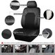 thumbnail image 4 of Fundas de cuero para asientos delanteros CAR PASS, 2 unidades, color negro, 4 of 7