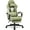 Fabric Green, variant on N-GEN GAMING Video Gaming Chair with Footrest High Back Ergonomic Comfortable Office Computer Desk with Lumbar Support Height Adjustable with PU Leather Recliner for Adults Women Men (Red)