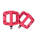 thumbnail image 1 of Ztto 1 par de bicicletas Pedal plano Antideslizante Color Sólido Ciclismo Al Aire Libre Pedales de Montaña Pedales Ciclo Piezas Componente Ajuste Rojo seitruly OD002861-02B, 1 of 7