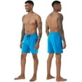 thumbnail image 7 of Taigaofy Mens Swim Trunks Short Quick Dry Sports Shorts with Mesh Lining and Zipper Pockets Blue 38, 7 of 7