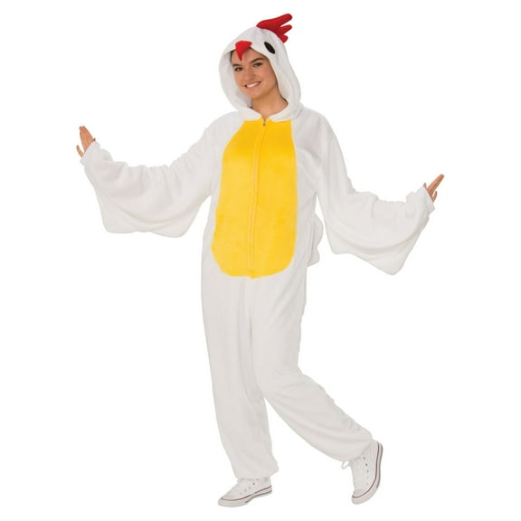 Rubies Clucking Chicken Comfy Wear Costume for Adults, Unisex Large/XL